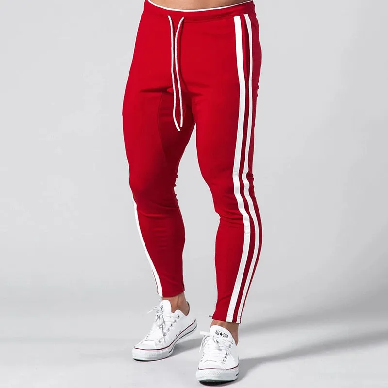 Men's Striped Sweatpants