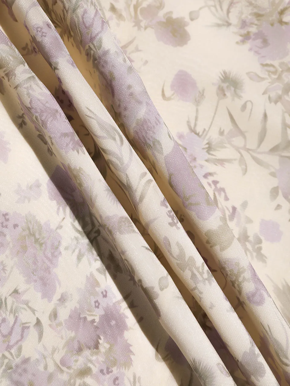 Purple flori long dress